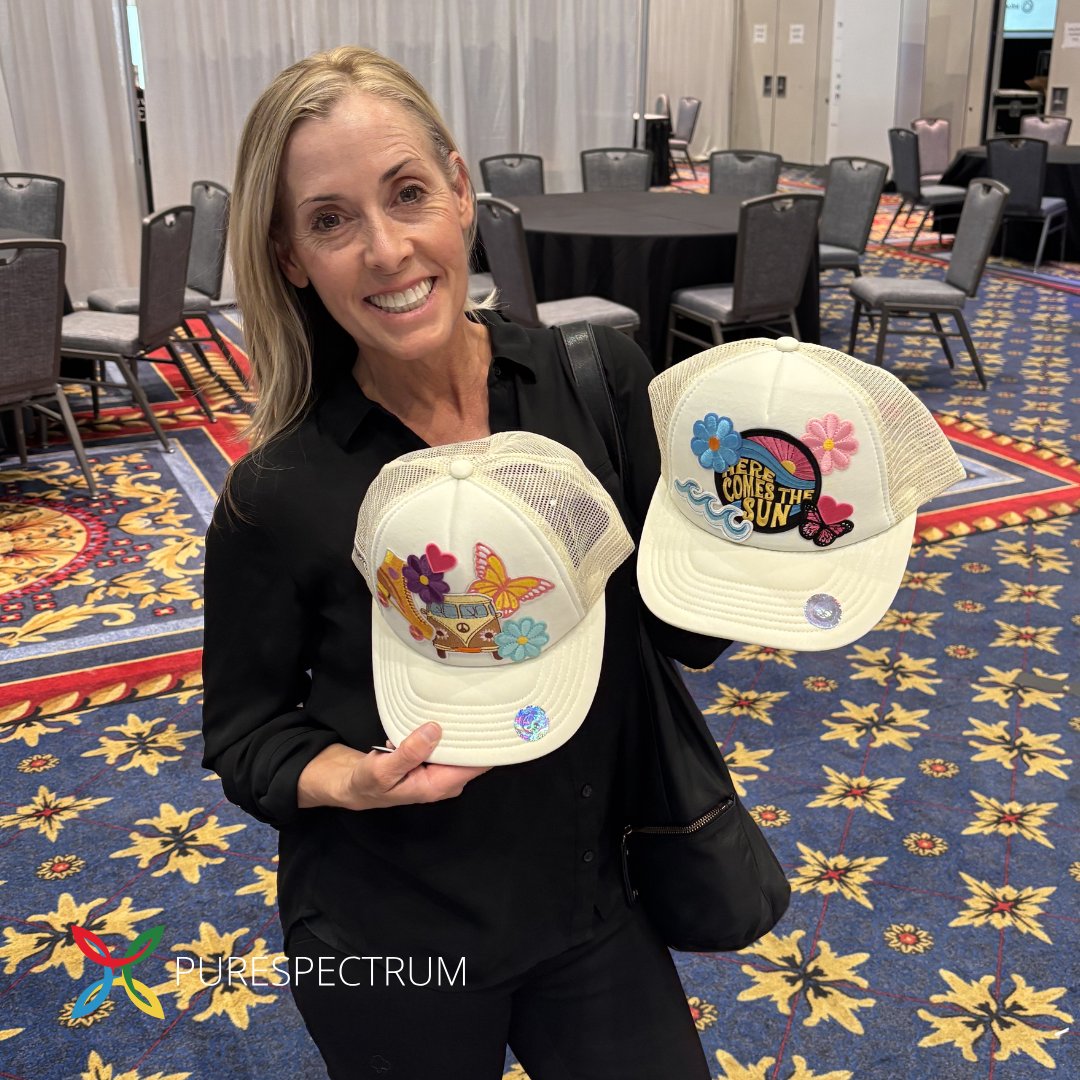 purespectrum_'s tweet image. The Hat Bar hit Las Vegas for TMRE 2025! 🧢 Our team connected, collaborated, and crafted custom PureSpectrum hats with some of the best in the insights community. Thanks to everyone who stopped by! #TMRE #PureSpectrum #HatBar