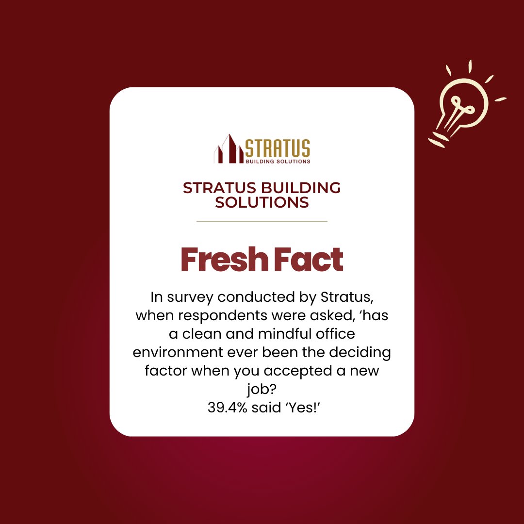 stratussask's tweet photo. Is your workplace cleanliness impacting your attraction of new team members or clients? Let Stratus Building Solutions of Saskatoon take the weight of that thought off your shoulders. Call us today to schedule your free estimate! https://t.co/vsz0QgzRbm