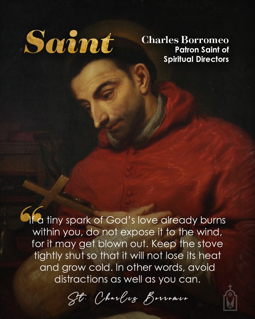 St. Charles was appointed by Pope Pius IV to help organize the Council of Trent’s third and final session. He made many changes such as rewriting the Catechism, reforming the process for preparing for the priesthood, and many others. 

St. Charles Borromeo, pray for us!