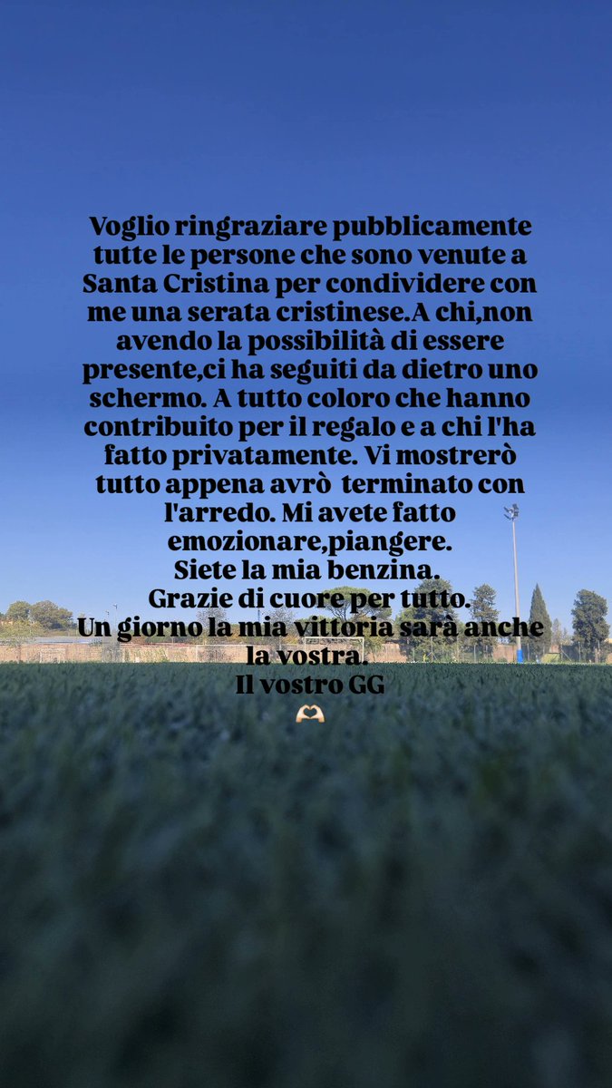 Un ringraziamento a tutti voi.
Che siete parte di me..❤️