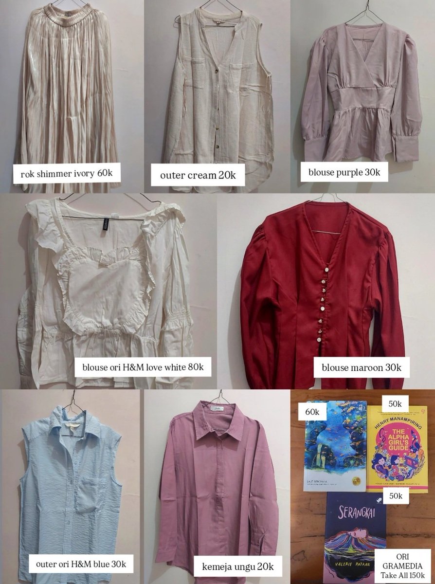 vanillope_'s tweet photo. @dina_imnida_12 Haloo kakk aku jual baju pemakaian pribadi nihh🤩 https://t.co/a512jO5TPA