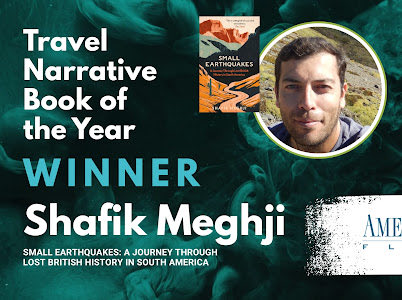 Thrilled to win Travel Narrative Book of the Year for #SmallEarthquakes at last night’s <a href="/TravWriters/">BGTW: British Guild of Travel Writers</a> awards 🎉 

An honour to be up against the brilliant <a href="/AshBhardwaj/">Ash Bhardwaj</a> and <a href="/SimonWIParker/">Simon Parker</a> 🙌🏽

And thanks to the sponsor <a href="/AmeliaIslandFlo/">Amelia Island, Florida</a> 🥂

#BGTWAwards25