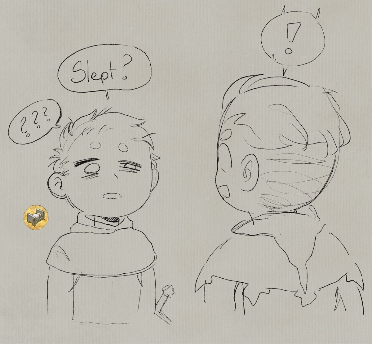 | The biggest problem in my #kcd playthrough, that I always forget to take a rest ㅎ.ㅎ)

_____________________________
#kcd2 #sketch #hansry