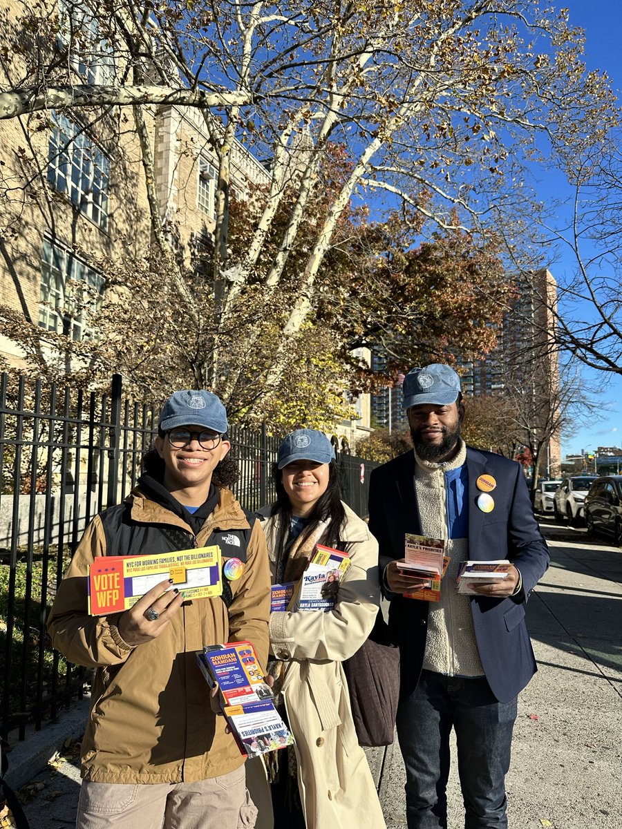 It’s Election Day in NYC and CUFFH Action is out bright and early supporting <a href="/kaymsanto/">Kayla Santosuosso</a> <a href="/ZohranKMamdani/">Zohran Kwame Mamdani</a> <a href="/NYWFP/">NY Working Families Party</a> in Bay Ridge!! Don’t forget to get out and VOTE if you haven’t already! #nycelection2025 #freezetherent #southbrooklynvotes