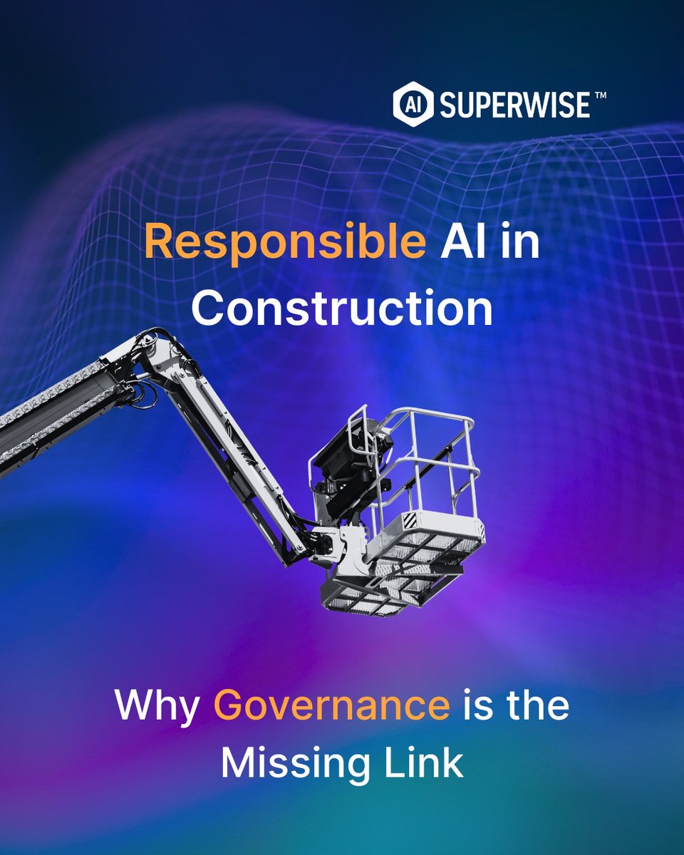 SuperwiseAI's tweet image. AI without governance is just expensive experimentation.
Construction is going intelligent, but without visibility and accountability, AI turns from an asset into a liability.

Governance isn’t red tape, it’s your edge. hubs.li/Q03Rvk1t0
#AIGovernance #AI #ConstructionTech