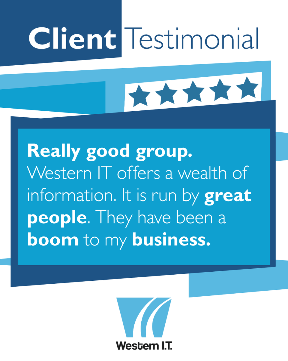 westernitgroup's tweet photo. We love helping our customers ensure their IT systems run smoothly and efficiently.

If you’re considering an IT upgrade or have new technology requirements, give us a call. We’re your one-stop shop for all things IT.

Contact us today!
📞 1-800-752-4238 https://t.co/F5CWa3GyZS
