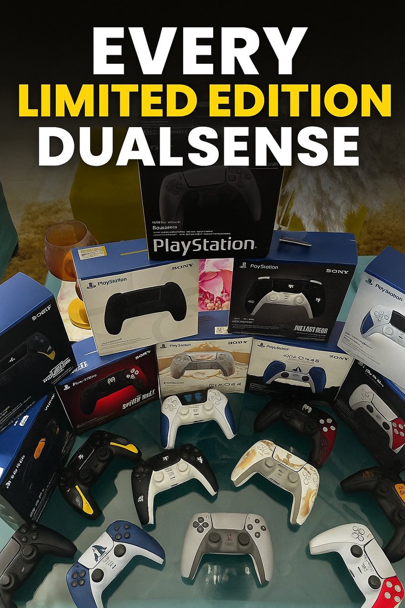 TubeStationGame's tweet image. 🚨New Video Live Now !!! 

Every Limited Edition DualSense PS5 Controller 

Watch here : youtu.be/9zLNNQP9NgE

Your feedback is highly appreciated!! 

Do watch it and make it go wild 🫡🤩

Repost : @AdhirajPatil3 @suviter @Frostgambit9191 @vinzrox @VinayakSoni07 @illegaldesi
