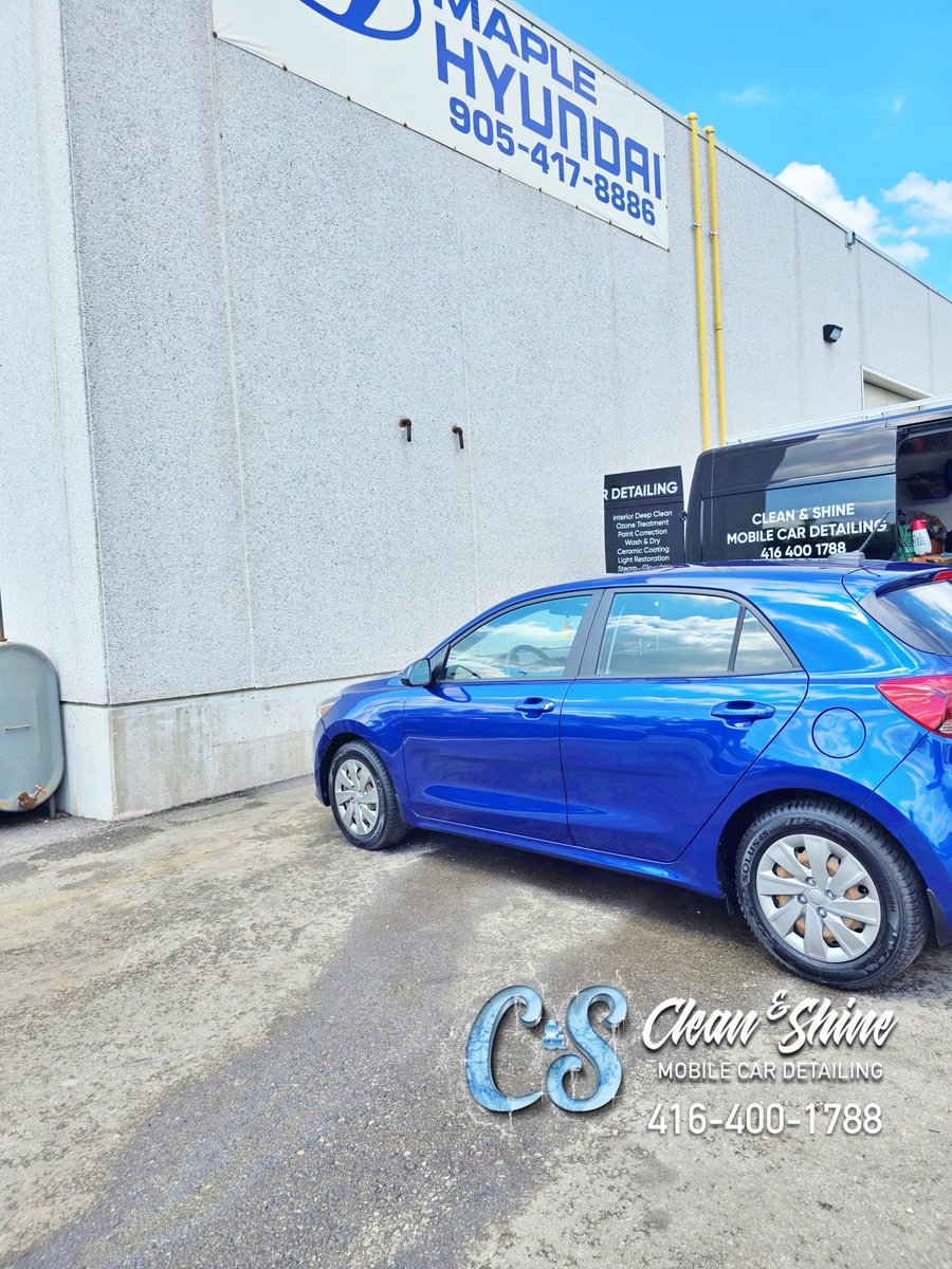 CleanNShine2day's tweet photo. Maple Hyundai 

416 400 1788 
https://t.co/zOfc1NcJra 
Clean &amp; Shine Mobile Car Detailing Inc.
#CleanAndShineMobileCarDetailing https://t.co/aHvFw3GNib