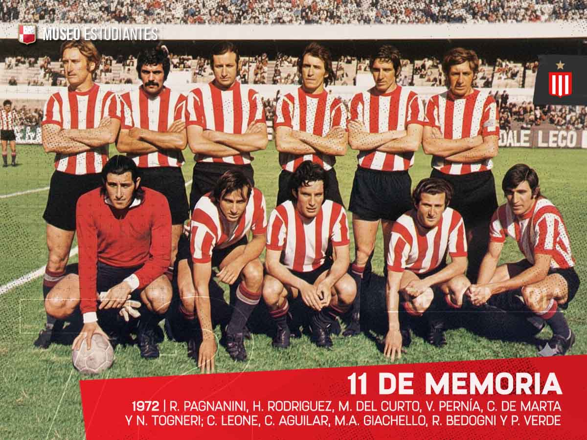 🇦🇹⚽1️⃣1️⃣ DE MEMORIA

1️⃣9️⃣7️⃣2️⃣R.Pagnanini, H. Rodríguez, M.A. Del Curto, V. Pernía, C. De Marta y Néstor Togneri; C. Leone, C. Aguilar, M.A. Giachello, R. Bedogni y P. Verde.

#11DeMemoria #EDLP #MuseoEstudiantes

MUSEO ESTUDIANTES DE LA PLATA
Cultura EDLP
