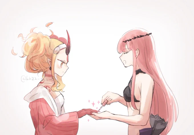 ノクナレアと茨木ちゃん(再掲)