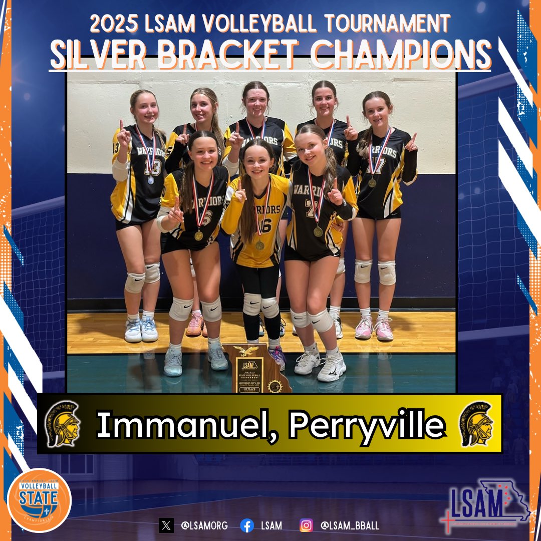 Congratulations to the Silver bracket Chanpions, Immanuel-Perryville