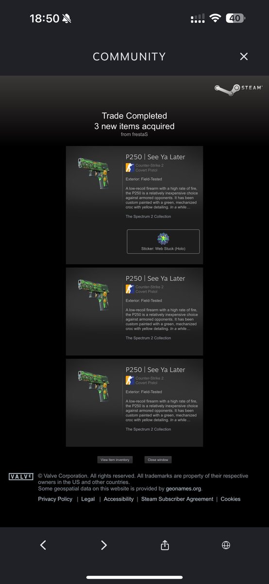 5 #cs2 trade ups coming soon. Stay tuned as I’ll be giving away random knife out of the 5 to one of my followers.

Make sure to follow <a href="/lydenft/">lyden.eth</a> in case you haven’t yet.
