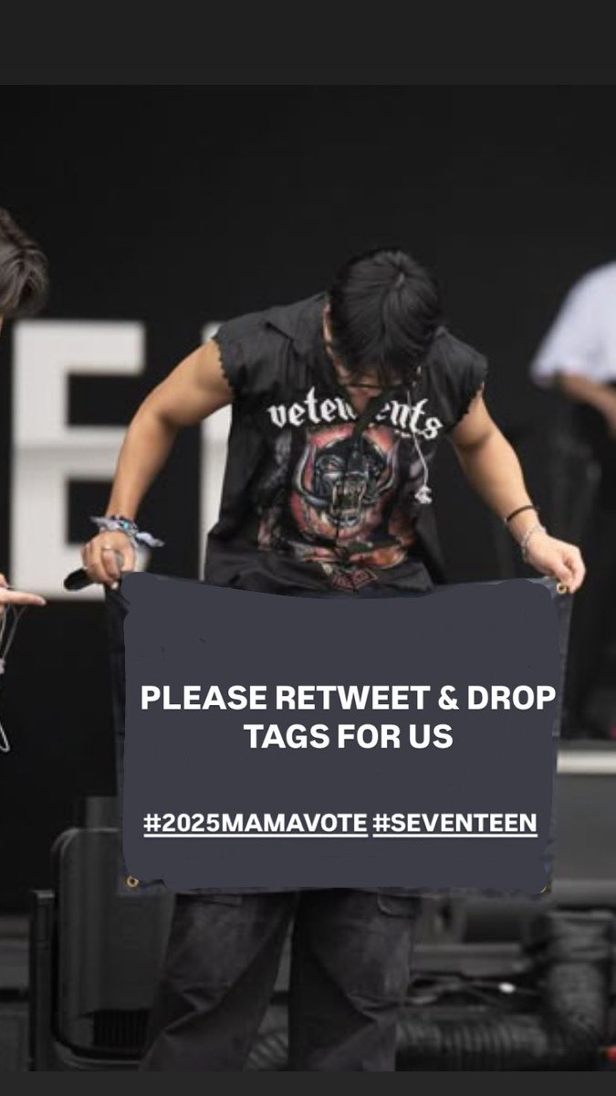 min9yuki's tweet image. if you see this, PLEASE RETWEET &amp;amp; REPLY TAGS FOR SEVENTEEN!

1 RETWEET = 1 VOTE
1 REPLY = 1 VOTE

we’re leading on the mnet+ app vote! &amp;amp; also in hashtags! KEEP IT UP! yey &amp;lt;3 lets widen the gap! VOTE VOTE! 🥹

MINGYU SAYS “PLEASE RT &amp;amp; DROP TAGS” !! 

#2025MAMAVOTE #SEVENTEEN