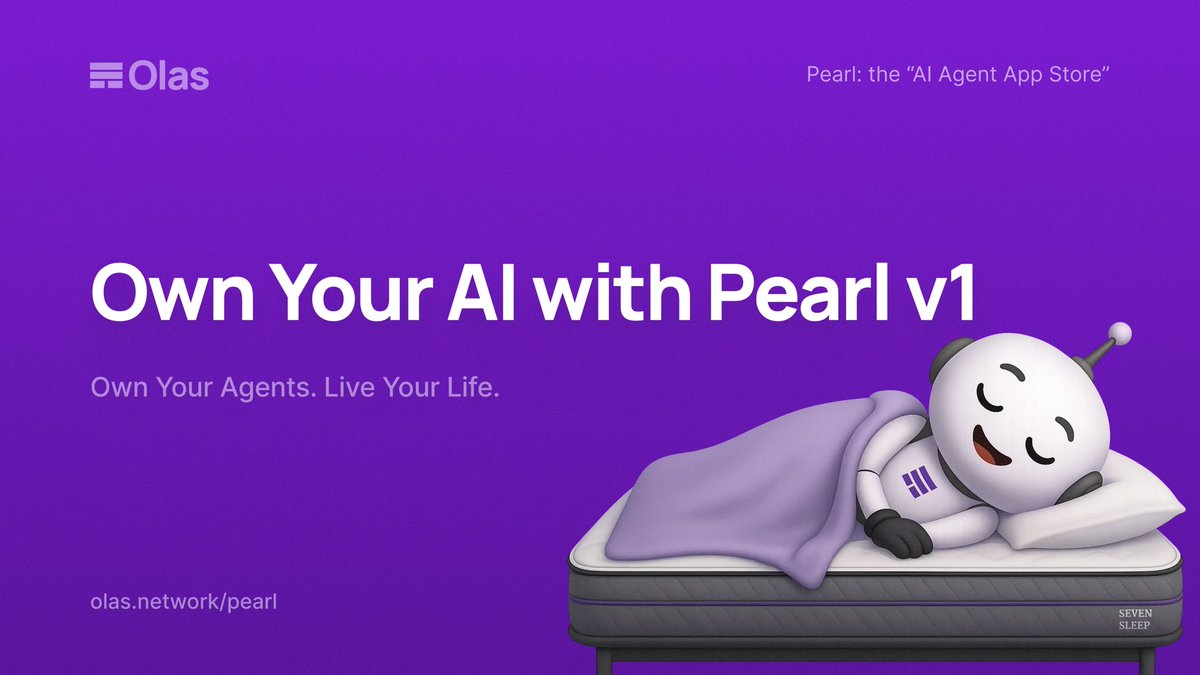 twiPia6's tweet image. Big Tech shouldn&apos;t own your AI. You should.

Pearl v1 by @autonolas is the &quot;AI agent app store&quot; that lets you truly own your AI agent.

Own your agents. Live your life.

Download Pearl 👉 olas.network/pearl
 x.com/autonolas/stat…