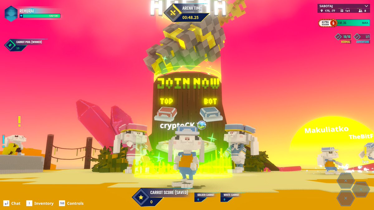 its_remurai's tweet photo. Getting ready to step into the arena @TheSandboxGame  https://t.co/wDfzsj3lXd https://t.co/hhXkDHLYvc