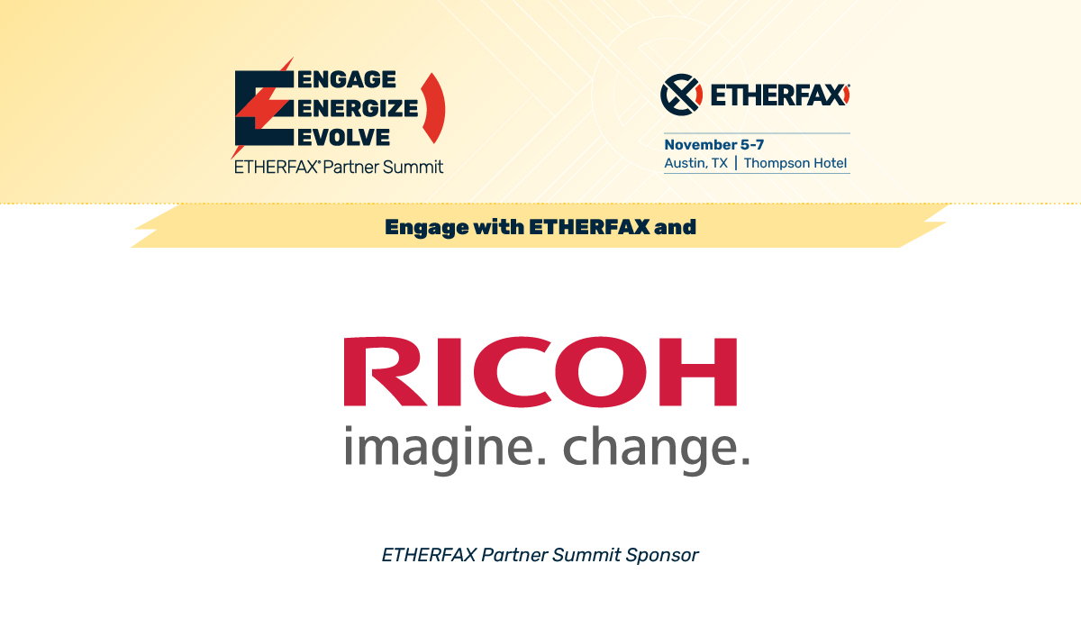 ETHERFAX's tweet image. We’re excited to see @RicohScanners at our #ETHERFAXPartnerSummit2025! Ricoh’s integration with ETHERFAX creates a seamless document management solution, allowing businesses to reduce costs and improve workflow #automation. Learn more here: pfu-us.ricoh.com/partners/partn…