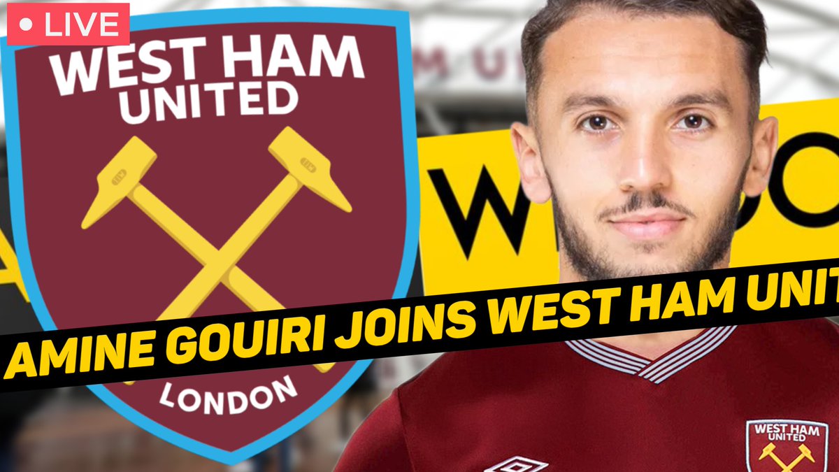 🚨LIVE NOW🚨
Yesterday we completed our "Marquee" signing of Amine Gouiri after hours of debating who would be the new West Ham striker.

Today, we're getting a RWB, a CM &amp; a CB and hopefully even kick start SEASON TWO!

#FM26 #FootballManager26
