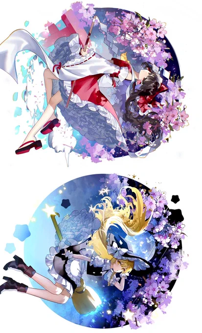 霊夢と魔理沙