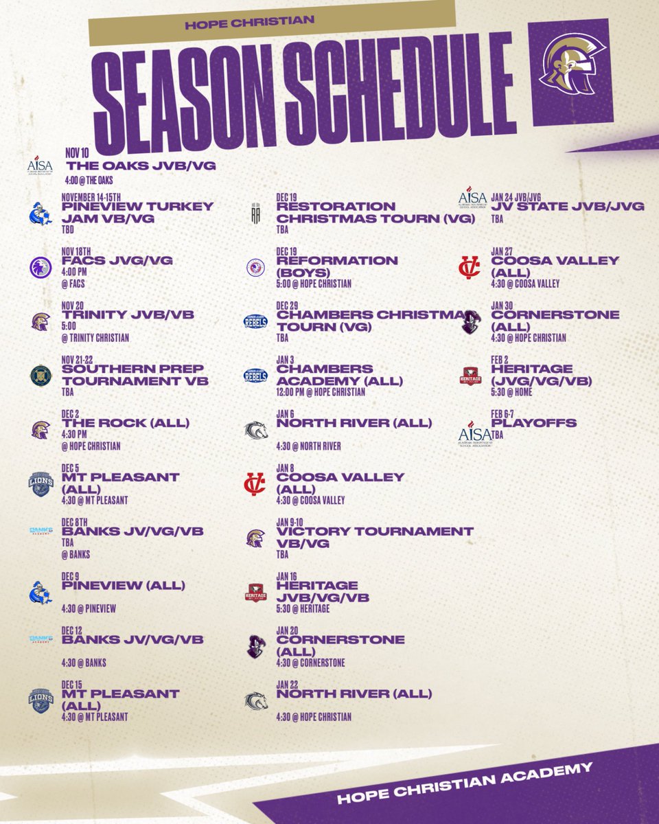 Hope Christian Academy Athletics tweet media