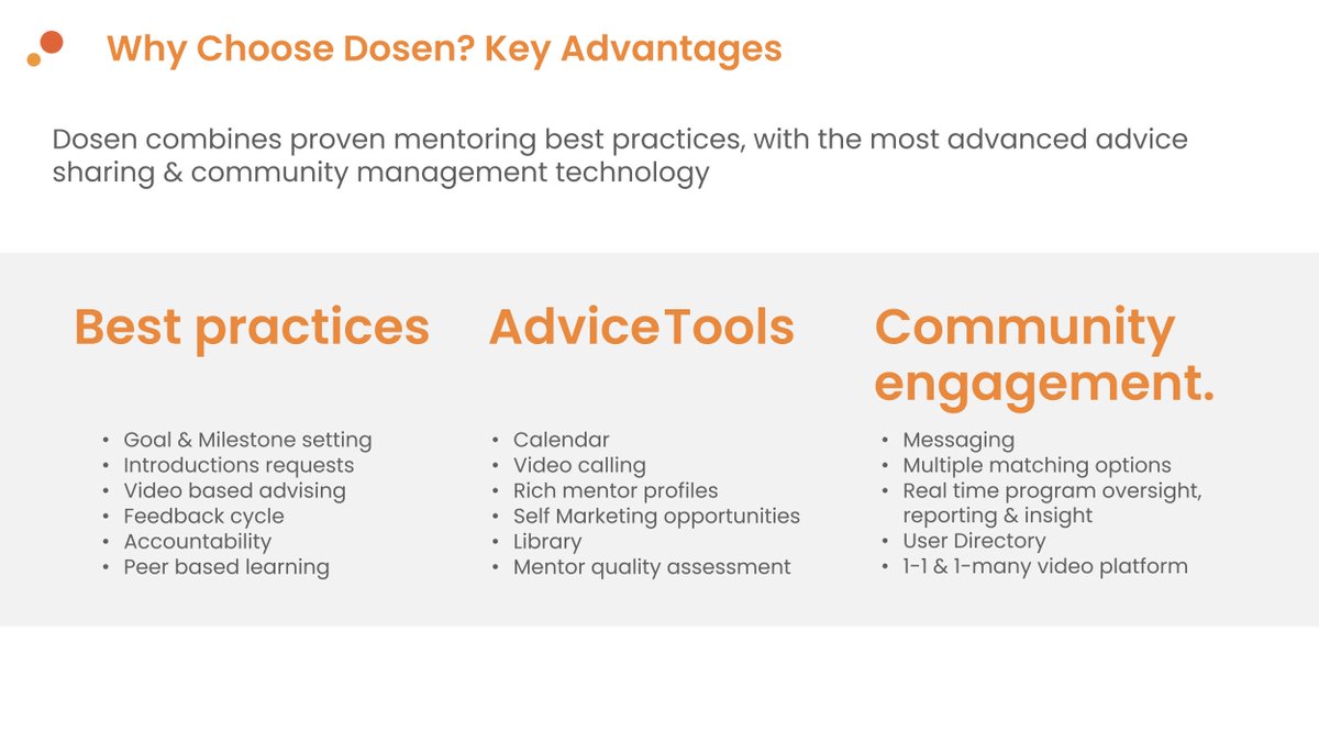 C_learning_net's tweet image. Most mentoring programmes sound good in theory — but few truly connect people.

That’s where Dosen stands out. It helps your teams grow together through real goals, feedback, and connection — not just another platform.

✨ Let’s make every employee your best employee.
📩 Book a…