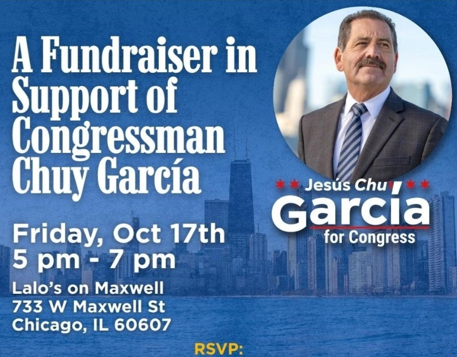 I was surprised by the announcement because I was invited to a Chuy Garcia for Congress fundraiser just two weeks ago.