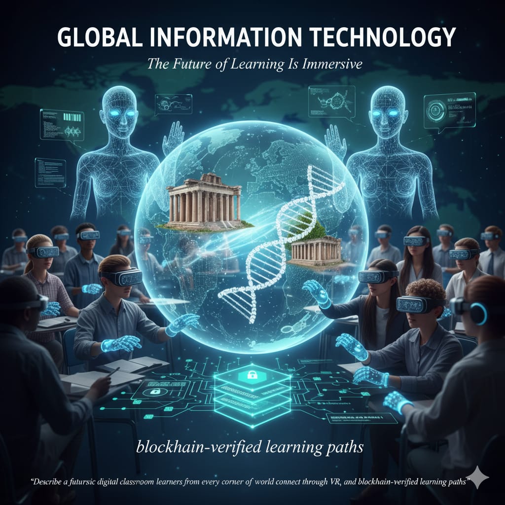 UmairKhan8599's tweet photo. Step into the classroom of tomorrow.
Where AI mentors guide, VR labs inspire, and every achievement is blockchain-verified.
Learning isn’t virtual — it’s real-world empowerment. 🚀
🔗 https://t.co/iOX0EfvJX7
#AI #VRLabs #BlockchainEducation #كاريزما76 #patlama #السعوديه_العراق https://t.co/WnKb1QrNHw