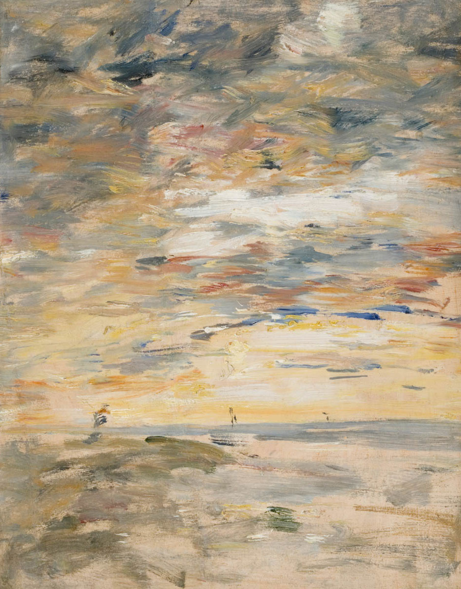 E. BOUDIN, Étude de ciel au couchant, ca. 1888-1895