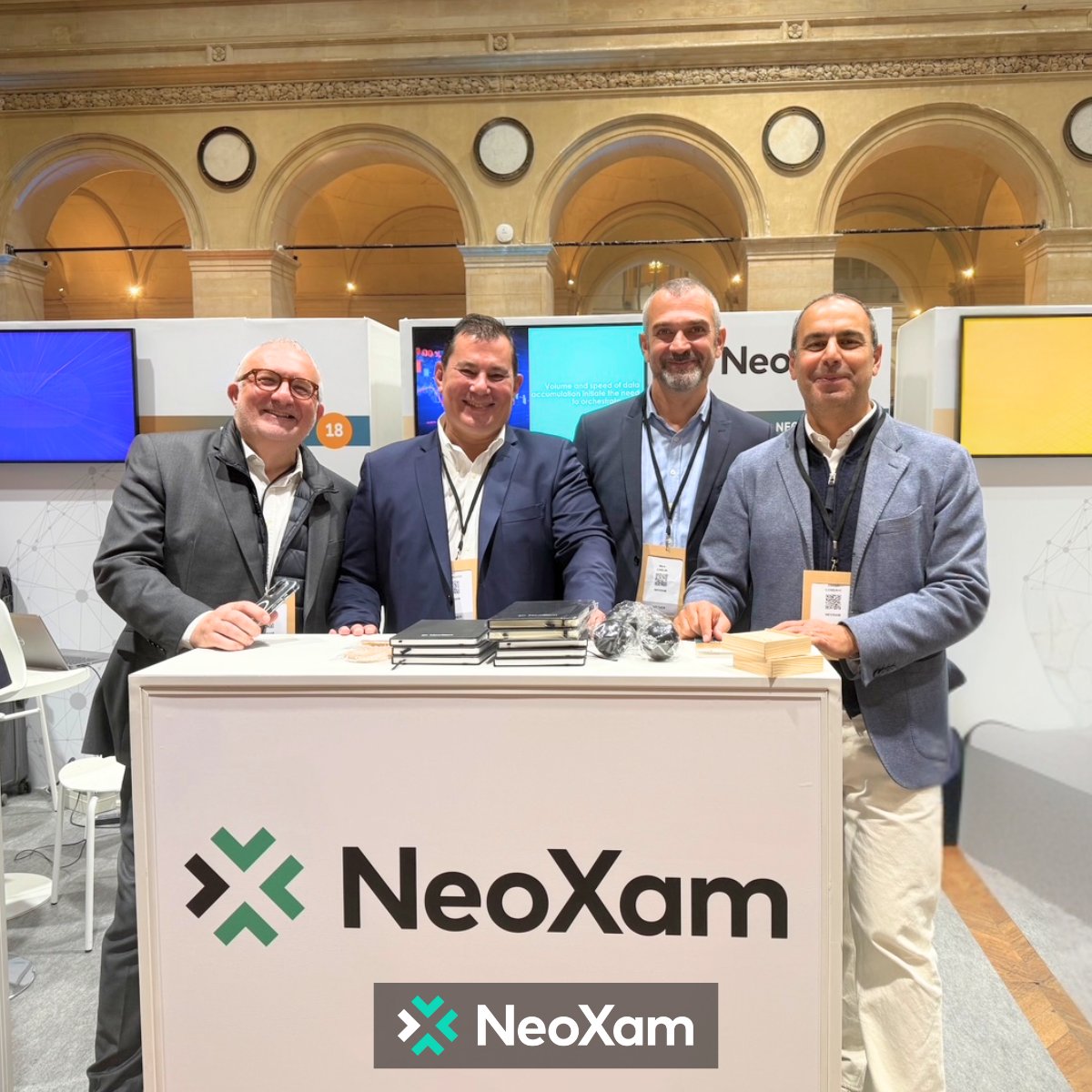 neoxamsoftware's tweet image. Live at #AMTechDAY by L&apos;AGEFI in Paris 🇫🇷!
Our #NeoXam CEMEA team is busy since morning meeting peers sharing ideas exploring innovations and exchanging insights on a smarter and more data-driven ecosystem⚡Here till 5 PM - Pass by to discuss trends &amp;amp; solutions driving Finance🤝
