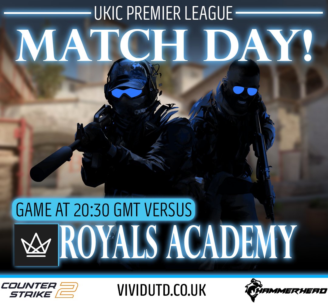 We're back again!

Tonight we are back again in the <a href="/UKICircuit/">UK & Ireland Circuit</a> and rooting for our team to win!

⏰20:30 GMT
🆚Royals Academy

#StayVIVID