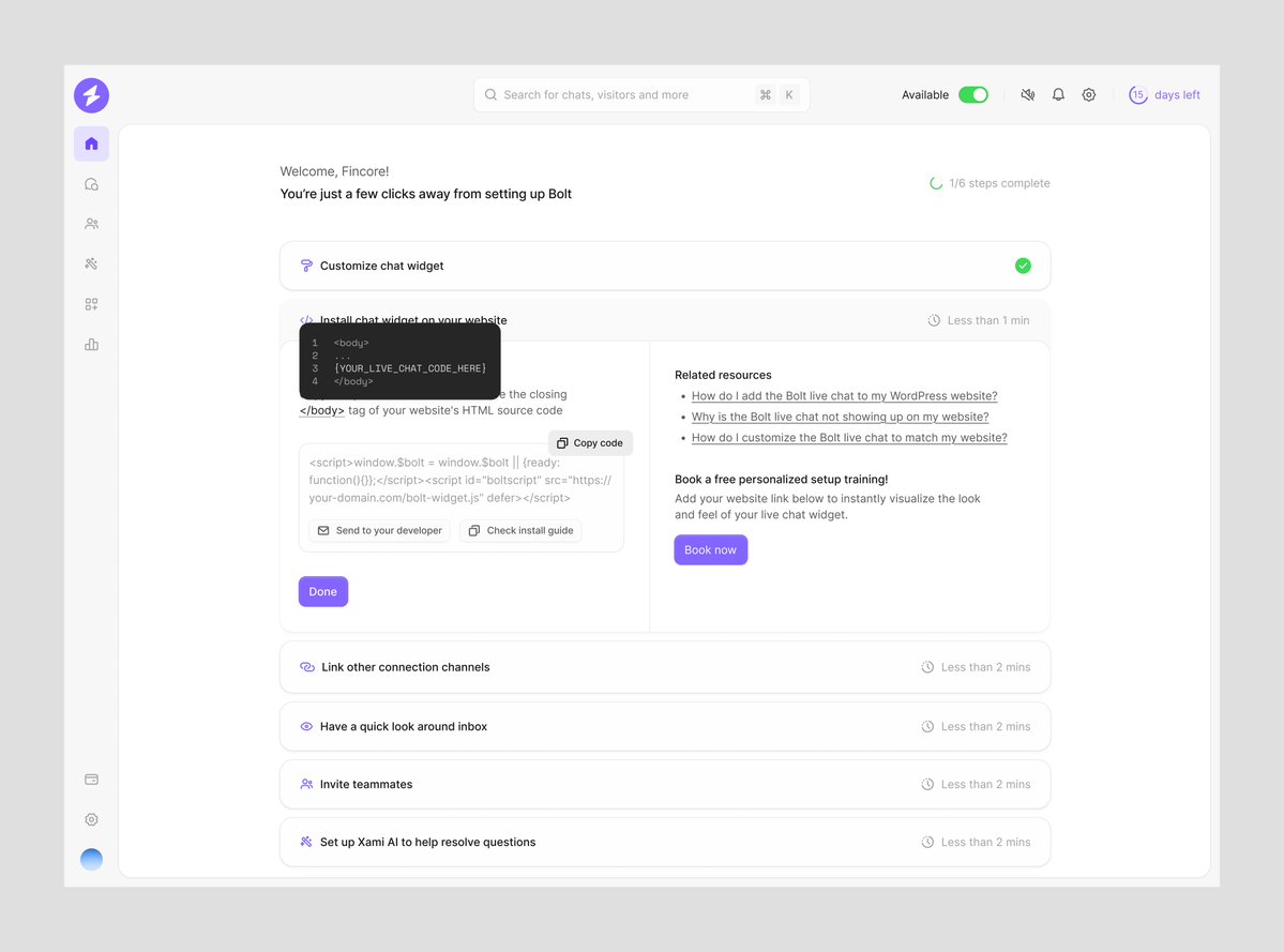 timothymaarv's tweet image. Install chat widget UI ✨