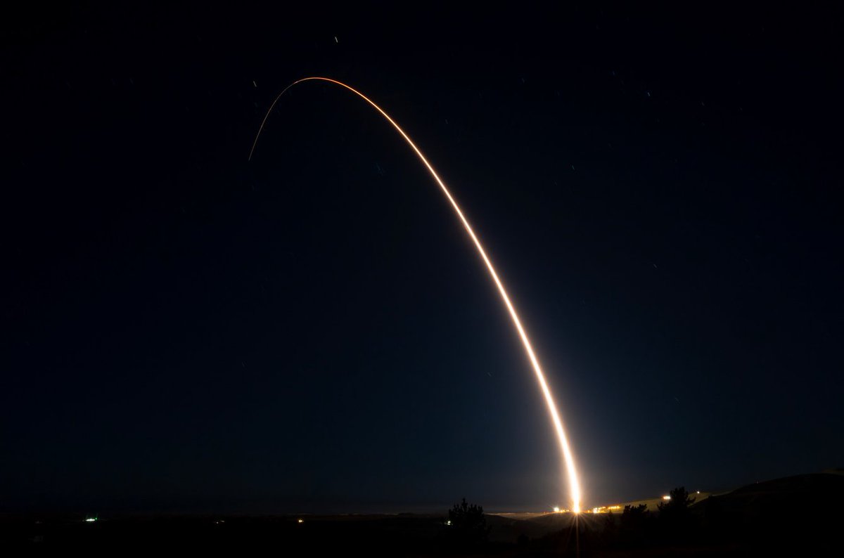 WorldConOSINT's tweet image. ‼️🇺🇸 - A test of the Minuteman III intercontinental ballistic missile is scheduled to be launched from Vandenberg Air Force Base towards the Pacific today.