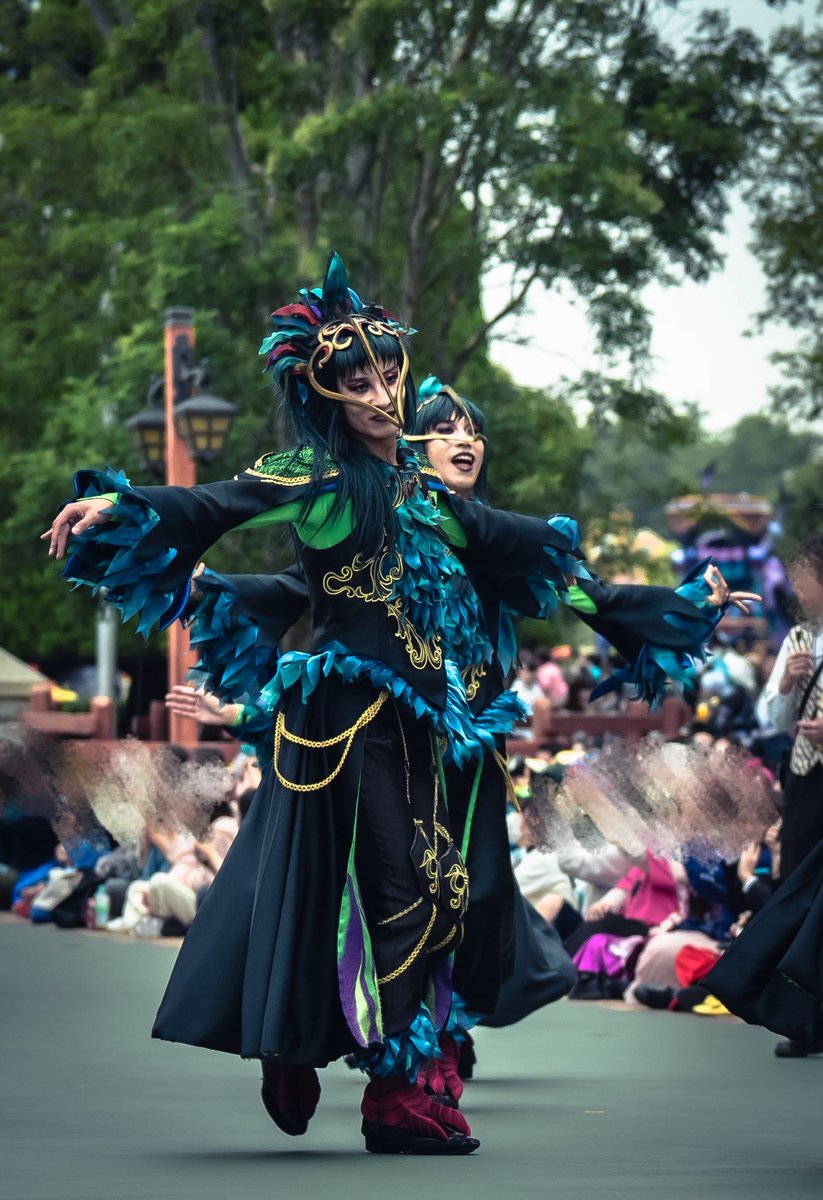 み*読様 カラスダンサー お友達のお友達(ややこしい)と横で見てて かわいい👶連れてたから うち