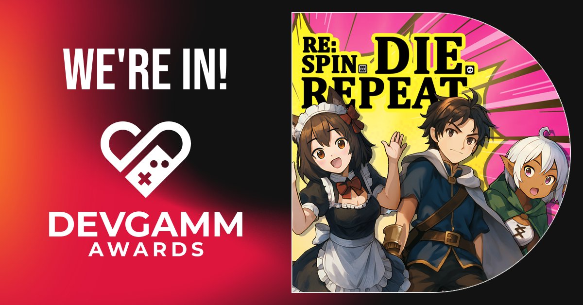 Orring's tweet image. 🏆 Our slot deckbuilder Re: Spin. Die. Repeat. made the DevGAMM Awards selection.

Hit Wishlist on Steam:  store.steampowered.com/app/3345680/... 

If you like what we’re building, like, comment, and repost! 🙏  

#DevGAMMAwards #IndieDev #Steam #Deckbuilder #roguelike #gamedev #indiegames