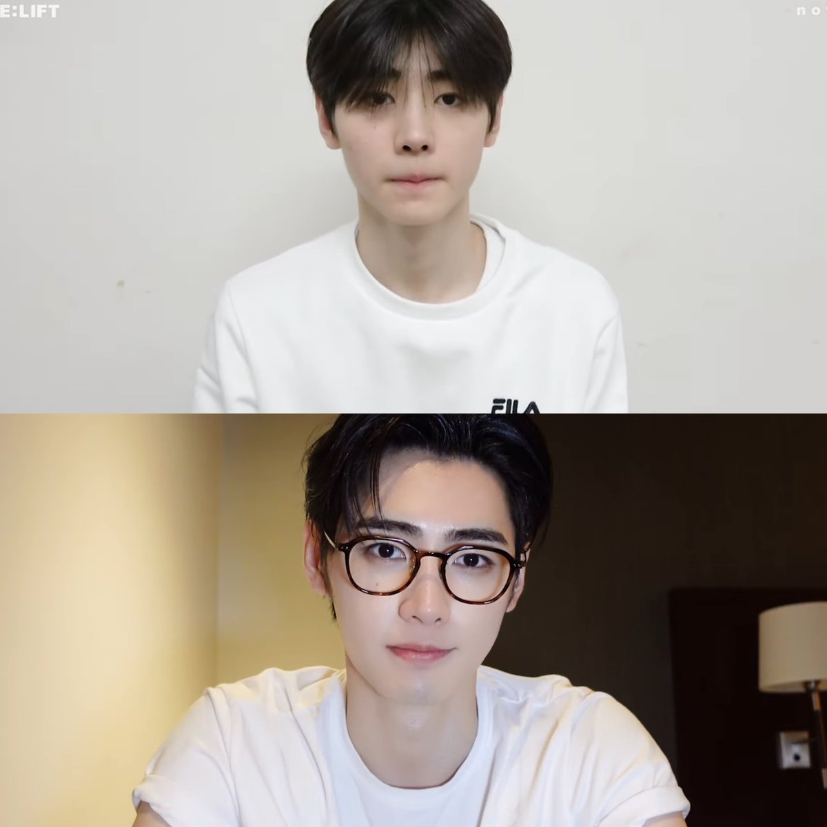 hoonikiz's tweet image. sunghoon’s first and latest en-note 🥹🤍