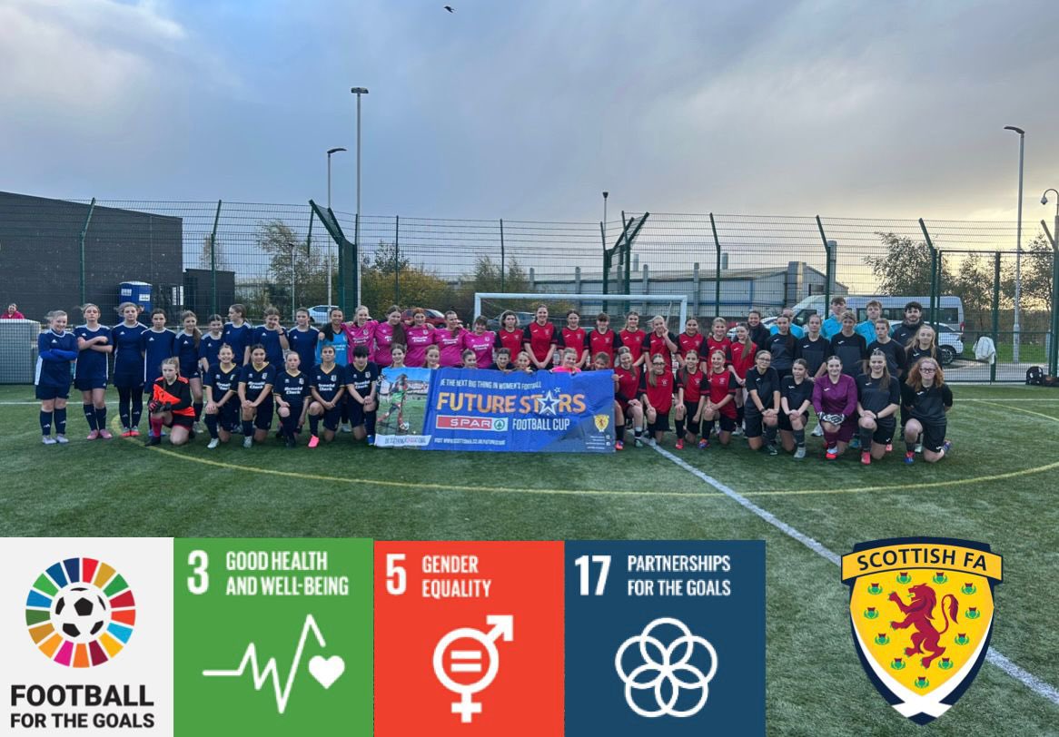 SPAR CUP| Well done to everyone who took part in the East Ayrshire round of <a href="/SPARScotland/">SPAR Scotland</a> Future Stars Cup. Lots of great teamwork, skills and fun. 
Huge thanks to Ayrshire College HNC Sports Development stufents for all their work on the day 👏🏻#SheCanSheWill #futurestars #FFTG