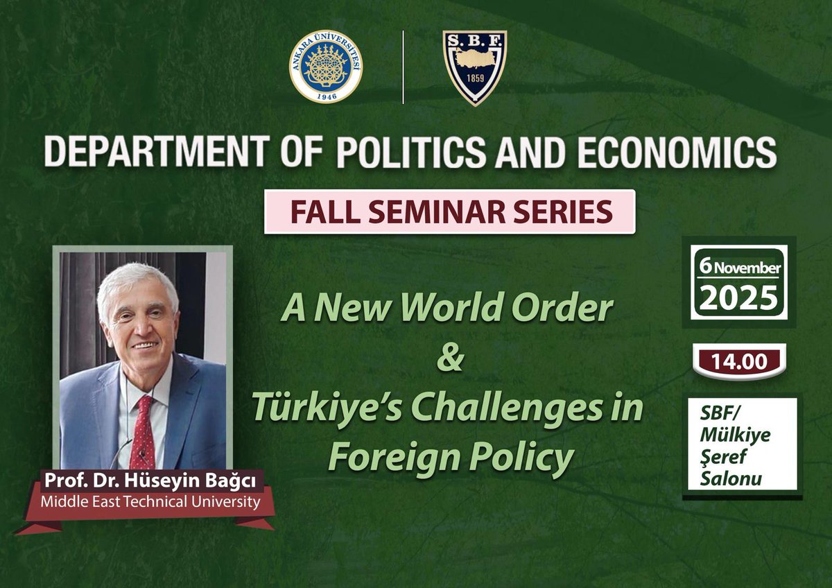 Politics and Economics at Mülkiye tweet media