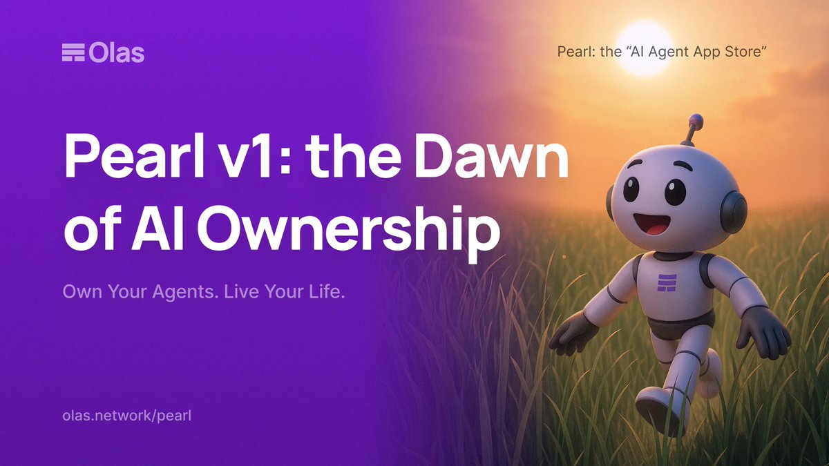 rajatverma2502's tweet image. Big Tech shouldn&apos;t own your AI. You should.

Pearl v1 by @autonolas is the &quot;AI agent app store&quot; that lets you truly own your AI agent.

Own your agents. Live your life.

Download Pearl 👉 olas.network/pearl
 x.com/autonolas/stat…