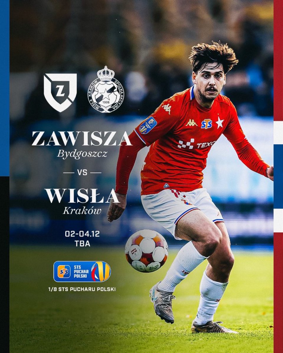 Nous affronterons le Zawisza Bydgoszcz en coupe de Pologne ! Ce match donnera accès au 1/4 de coupe de Pologne !