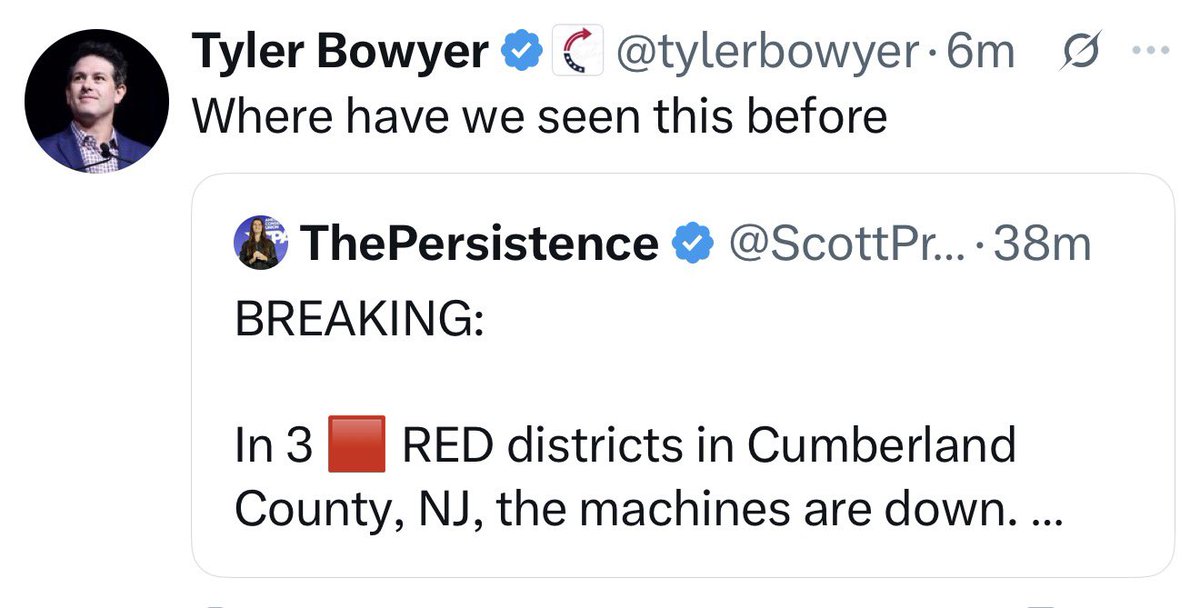 Voting machines are down in deep red NJ precincts

We know all about it.

LEGAL ACTION IS NEEDED NOW!