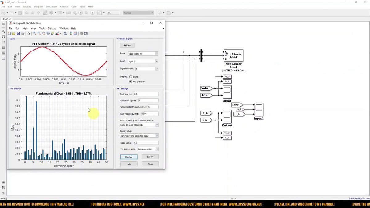 Lms_Solution's tweet image. Neural Network Control of Shunt Active Filter | MATLAB Model
🔗 zurl.co/omNDI

ANN replaces PI for DC-link voltage control 🧠

Based on Instantaneous Power (p–q) Theory ⚙️

#PowerQuality #MATLABSimulink #NeuralNetworkControl