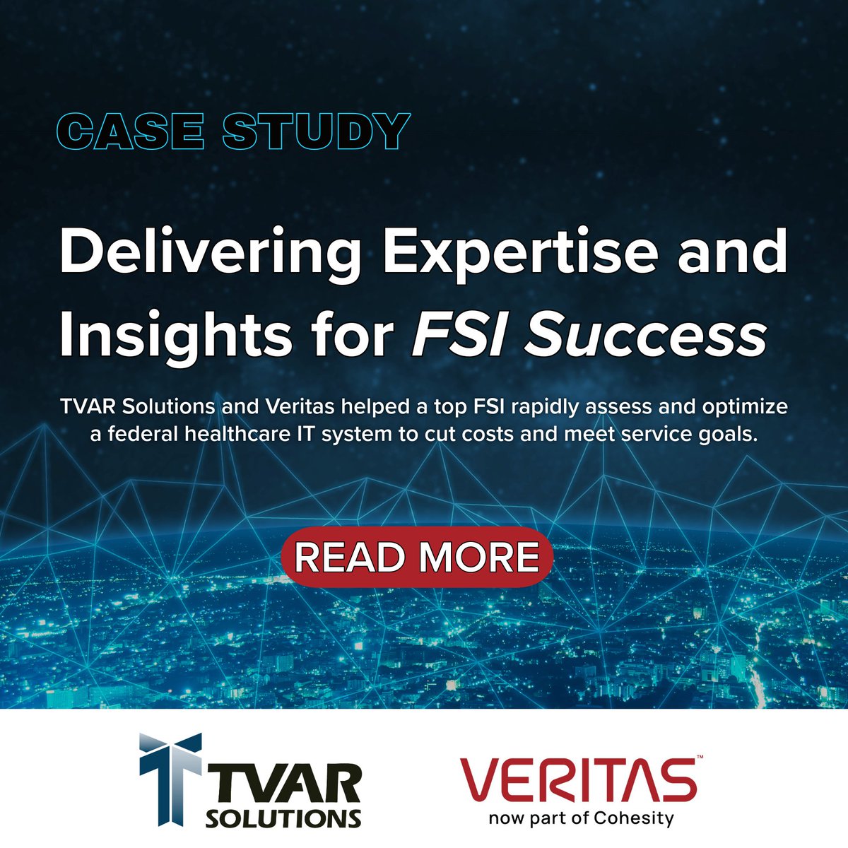 Discover how TVAR Solutions &amp; <a href="/VeritasTechLLC/">Veritas Technologies</a> helped a federal systems integrator uncover critical infrastructure risks, optimize backup operations, and build a roadmap for modernization💡

🔗 bit.ly/47TlmHx

<a href="/Cohesity/">Cohesity</a> 
#ThisIsTVAR