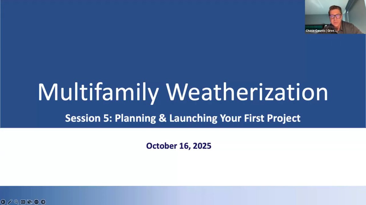 CAPartnership's tweet image. Launching a multifamily #Weatherization project comes with a unique set of challenges and opportunities. Watch our recent webinar to learn about the essential steps for successfully initiating and managing your first project! 👉 youtu.be/QgWTFKVghjc