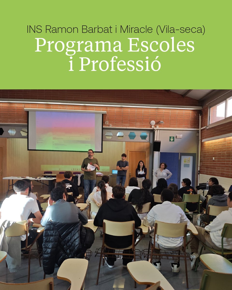 coattarragona's tweet image. Tornem a les aules amb el Programa Escoles i Professió! 👷🏻‍♀️📚

#EscolesiProfessió #COATT