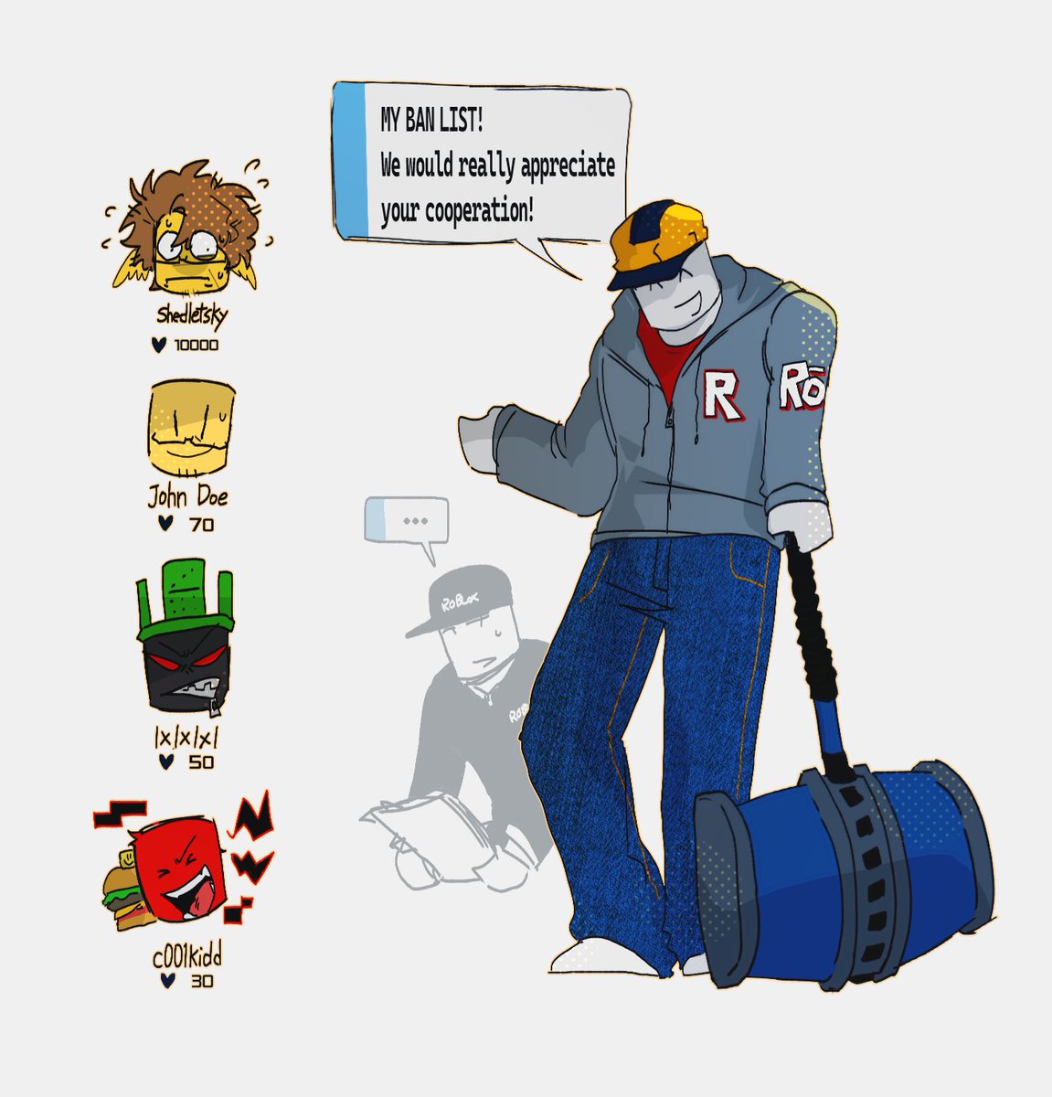 Ro_blox__'s tweet image. #roblox #Builderman