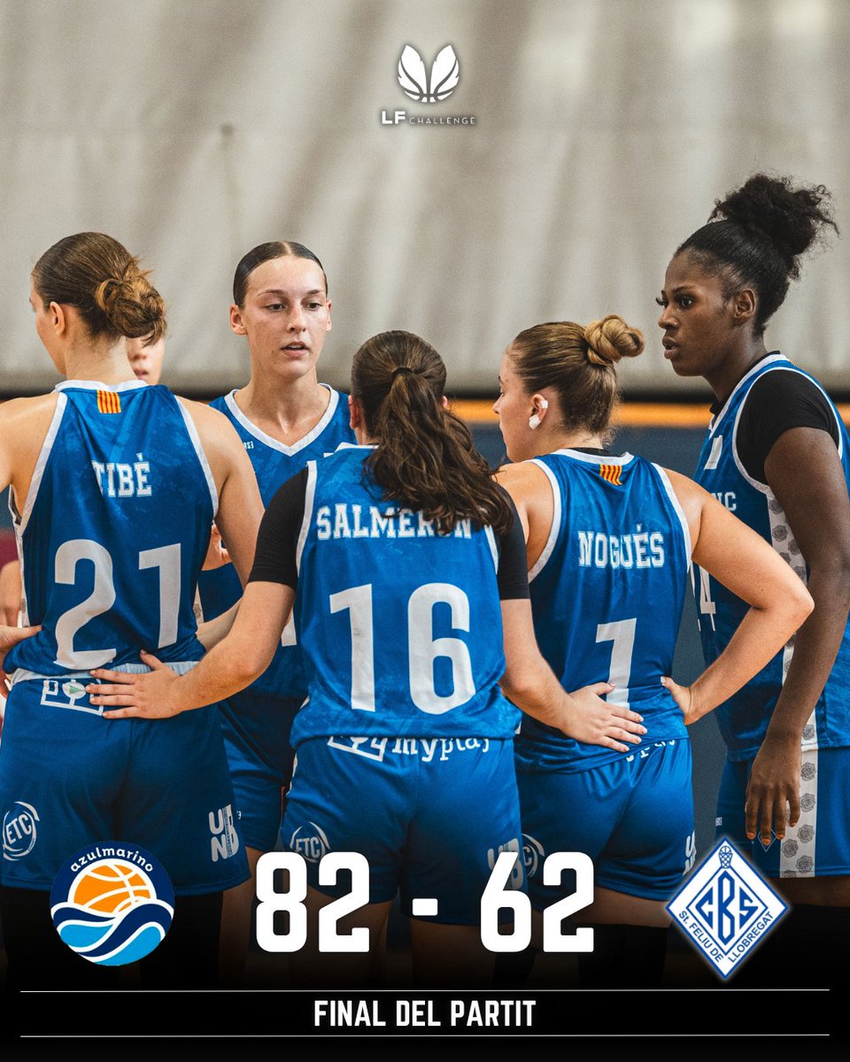 cbsantfeliuenc's tweet image. 🏀 RESULTAT: LIGA CHALLENGE 

📊 Azulmarino Mallorca Palma 82 vs 62 CBSantfeliuenc 

Aquest cap de setmana, el nostre equip de Liga Challenge va caure davant el líder invicte de la competició, l’Azulmarino Mallorca Palma, en un partit molt exigent.

#OrgullCBS #inverseteams