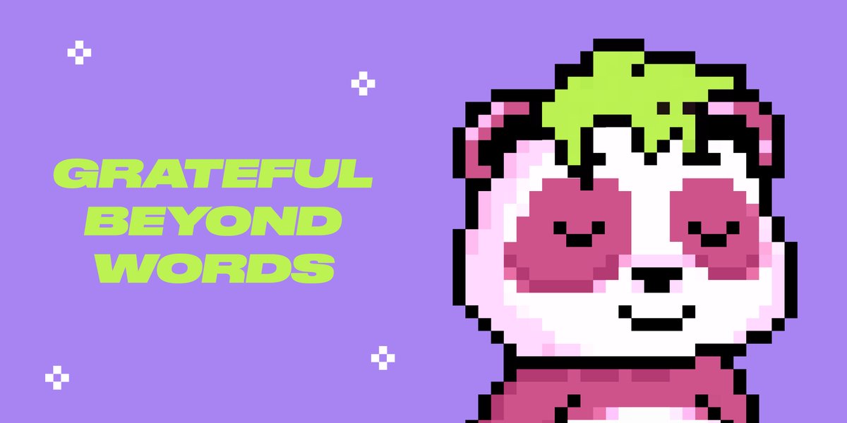 PandaBase_NFT's tweet image. Grateful beyond words 🙏🐼

Our holders are the heartbeat of PandaBase—your passion fuels growth, value, and even bolder dreams.
Together, we rise 💎

#PandaBase
