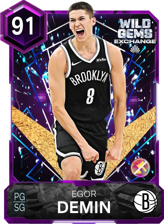 2K26 MyTEAM Update: Season 2 Wild Gems 3 96 Pink Diamond Andrei