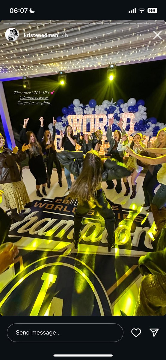 being a wag is the dream life