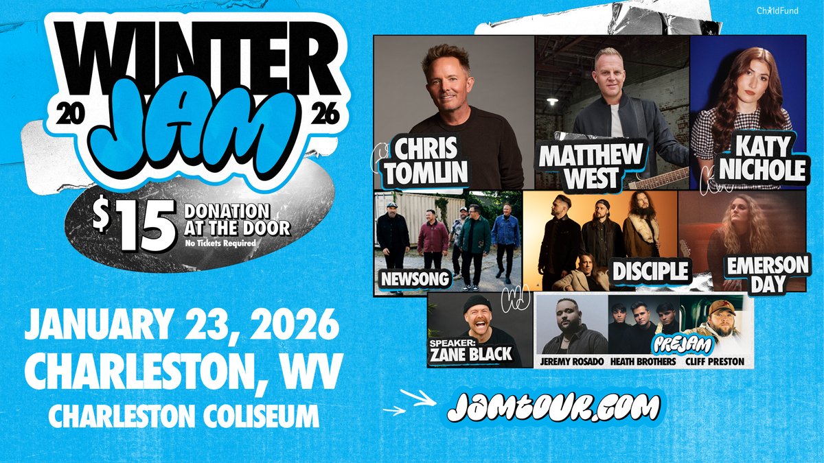 chaswvccc's tweet image. Concert Announcement 📣 @winterjamtour  returns to the Charleston Coliseum January 23! 🎶