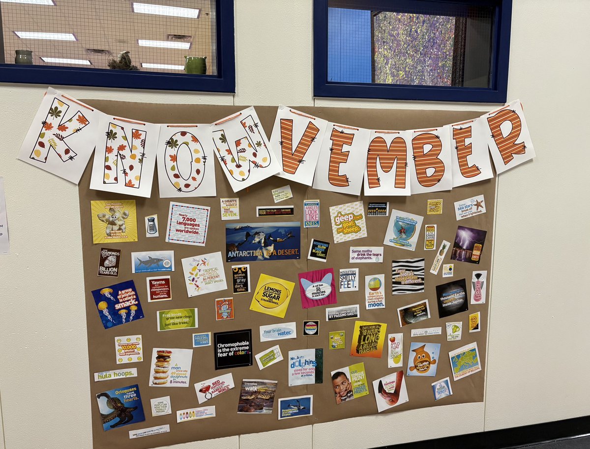 WallarooLibrary's tweet image. Weird But True facts on the Know-vember board leads students to finding more in the NatGeo Kids database! @PISDlibraries